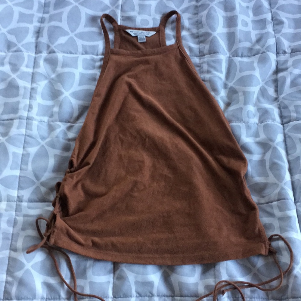 Suede Halter Top | American Eagle